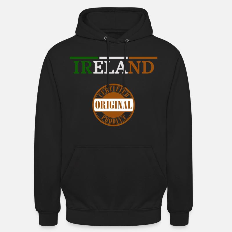 Drapeau de l’Irlande, Irish Pride - Sweat-shirt à capuche unisexe - noir