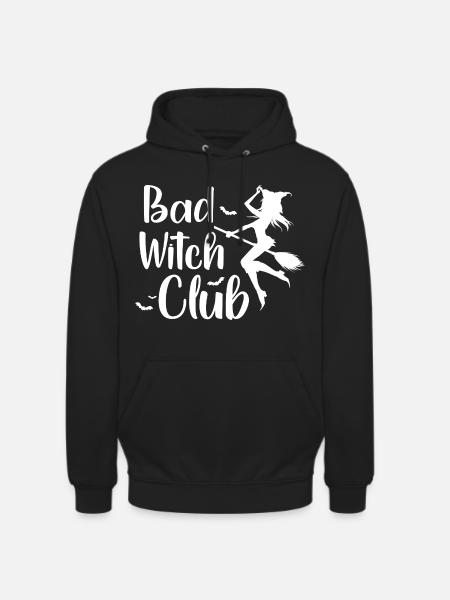Bad Witch Club Halloween - Unisex Hoodie - black