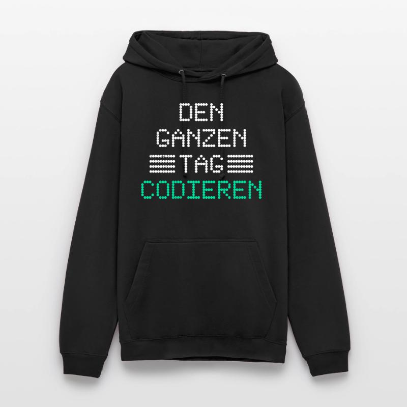Nerd Computer CODING ALL DAY FUNNY Unisex Hoodie