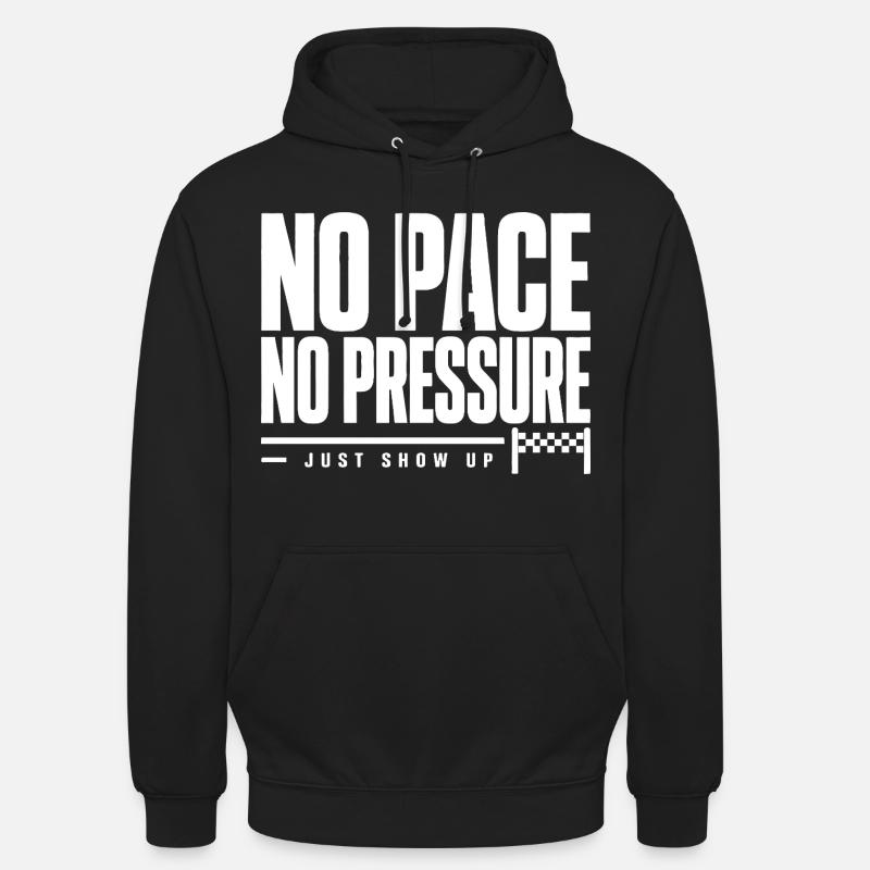Pas de rythme, pas de pression - Sweat-shirt à capuche unisexe - noir