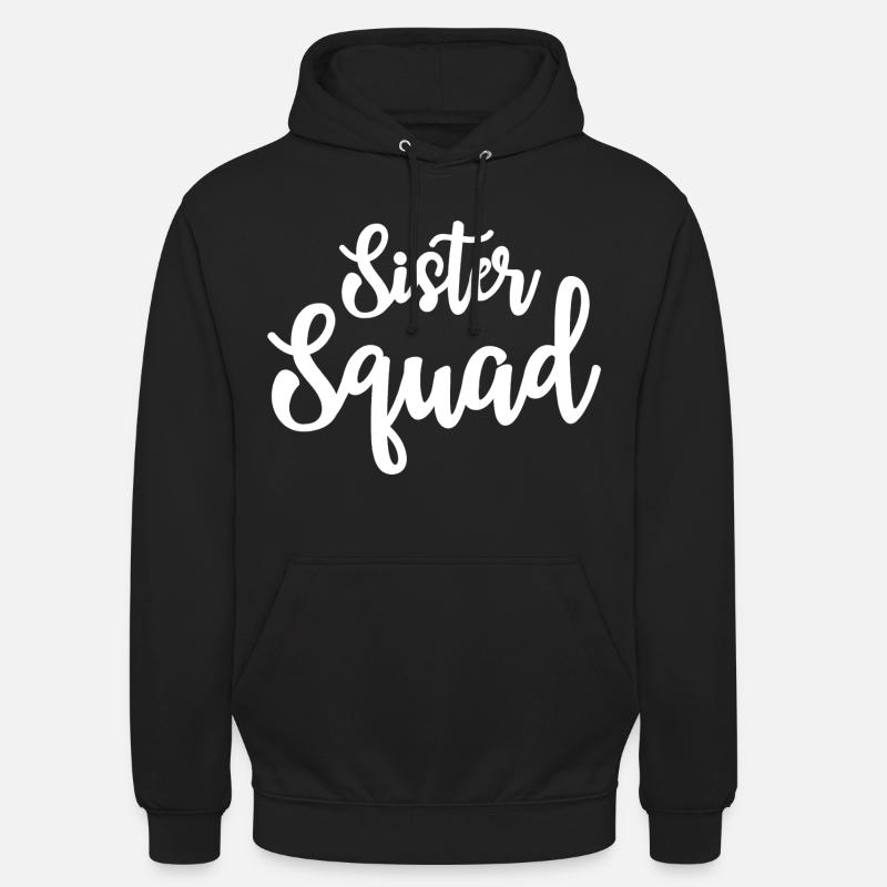 Escouade Sœur - Sweat-shirt à capuche unisexe - noir