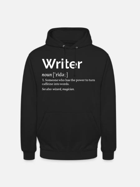 Writer Definition I - Unisex Hoodie - black