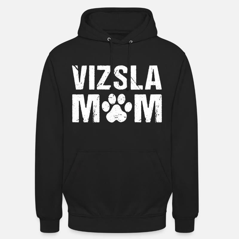 Vizsla Maman Magyar Vizsla - Sweat-shirt à capuche unisexe - noir
