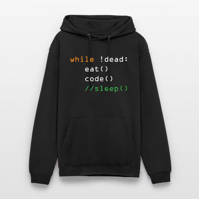 maenner hemd computer python programmierer essen Unisex Hoodie