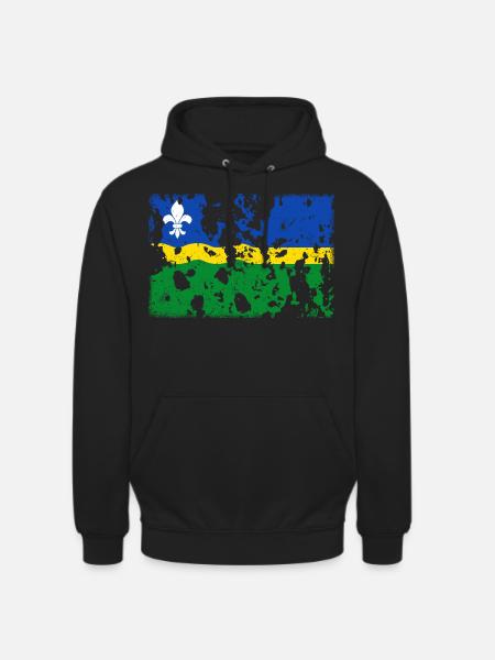 Flevoland Millésime - Sweat-shirt à capuche unisexe - noir