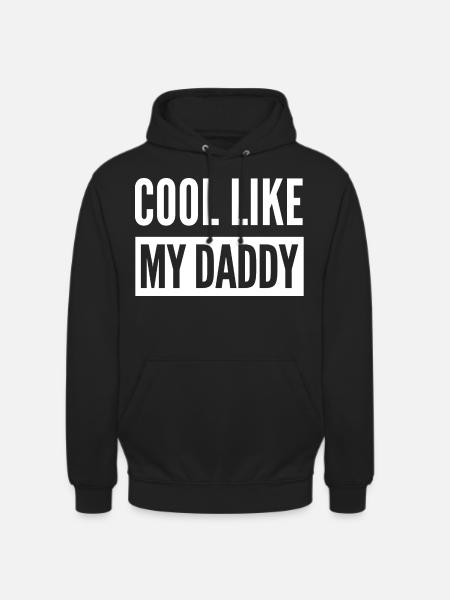 COOL COMME MON PAPA - Sweat-shirt à capuche unisexe - noir