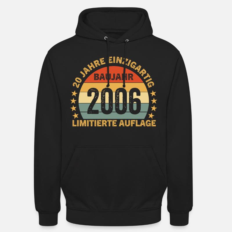 20 ANS D’ÉDITION LIMITÉE UNIQUE - Sweat-shirt à capuche unisexe - noir