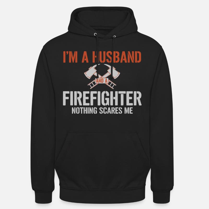 Ehemann Feuerwehrmann - Unisex Hoodie - Schwarz