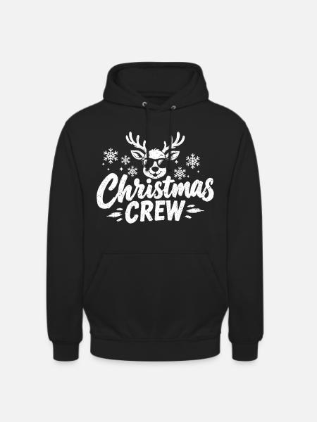 Christmas Crew Cooles Rentier - Unisex Hoodie - Schwarz