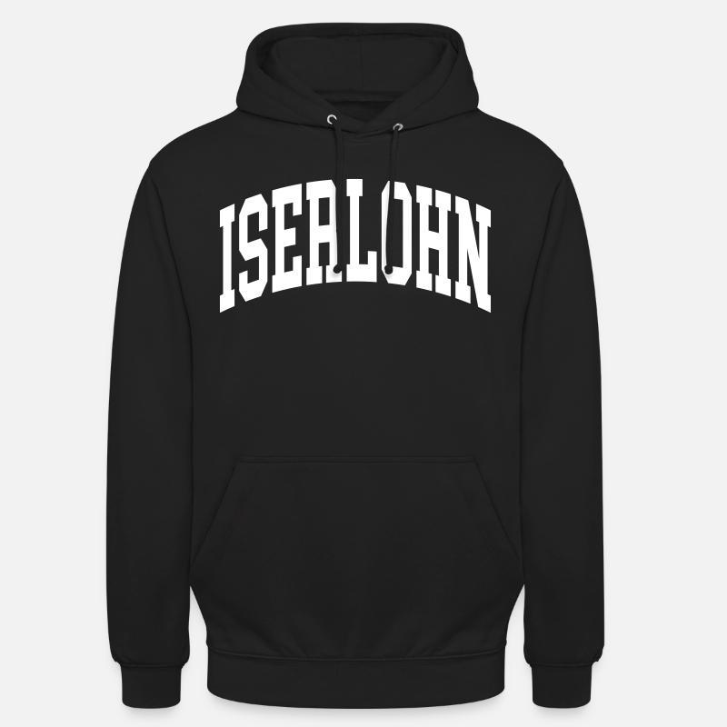 Iserlohn - Sweat-shirt à capuche unisexe - noir