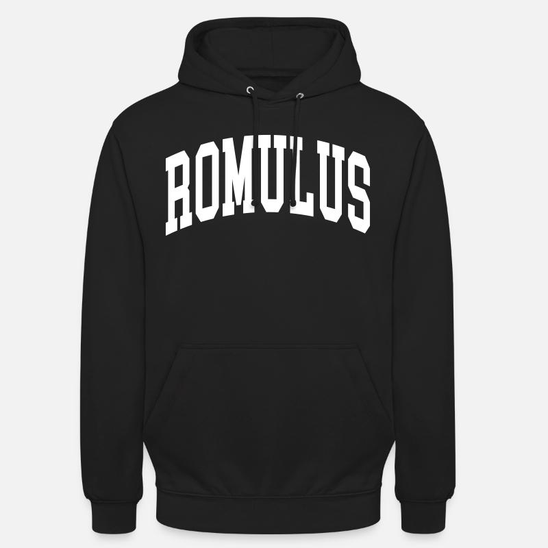 Romulus - Sweat-shirt à capuche unisexe - noir