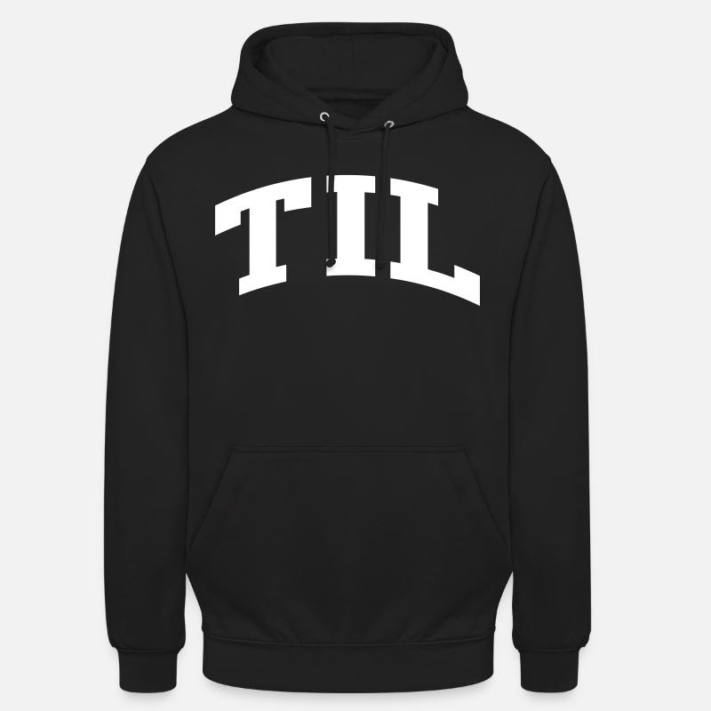 Til - Sweat-shirt à capuche unisexe - noir