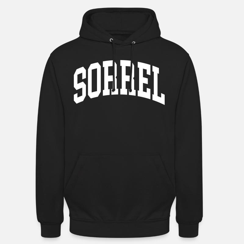 Oseille - Sweat-shirt à capuche unisexe - noir