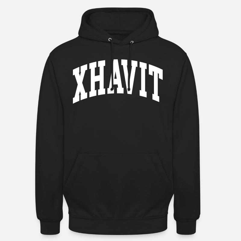 Xhavit - Sweat-shirt à capuche unisexe - noir