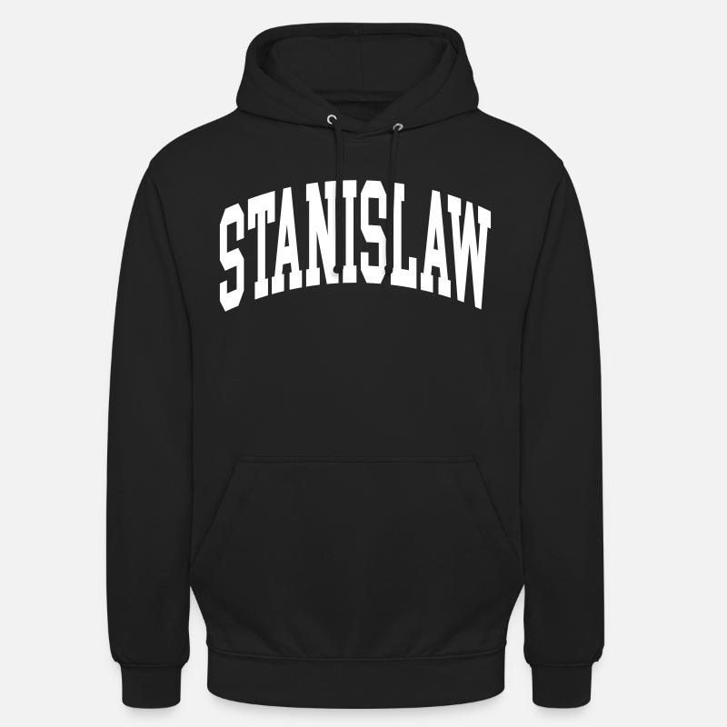 Stanislaw - Sweat-shirt à capuche unisexe - noir