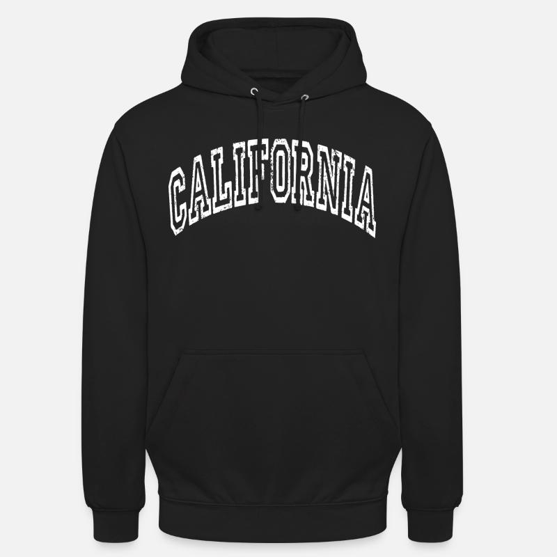 Californie - Sweat-shirt à capuche unisexe - noir