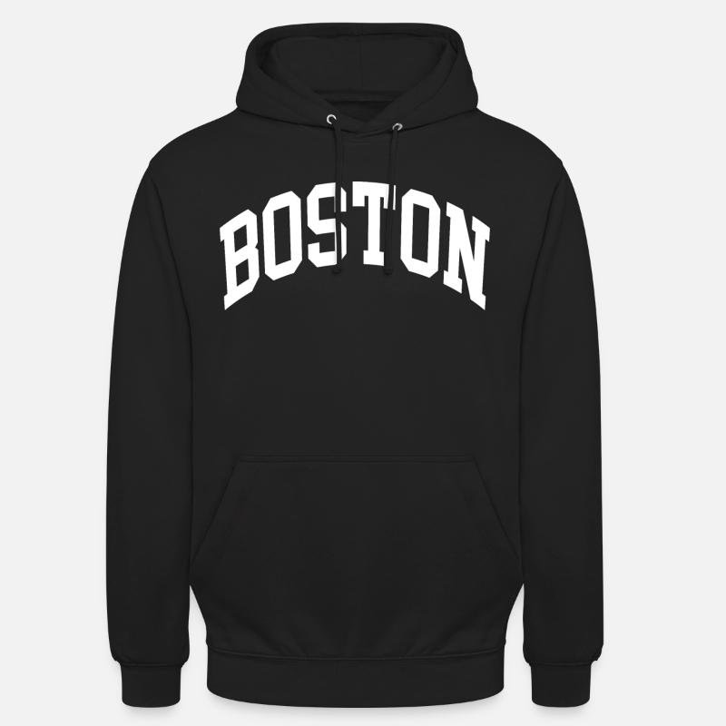 Boston - Sweat-shirt à capuche unisexe - noir