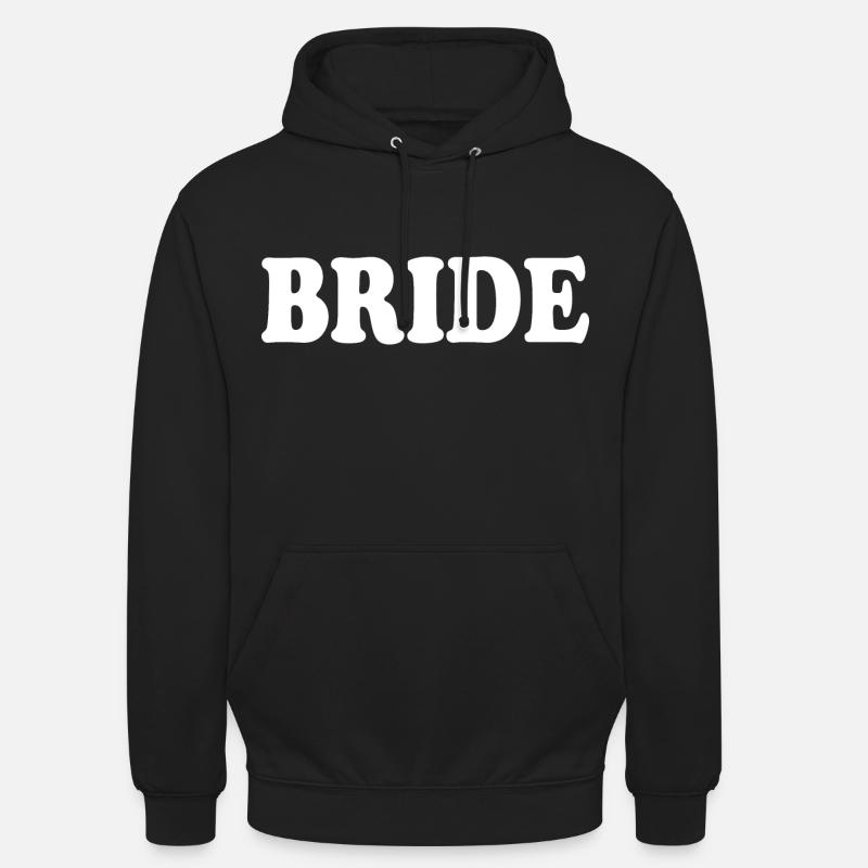 Bride - Sweat-shirt à capuche unisexe - noir