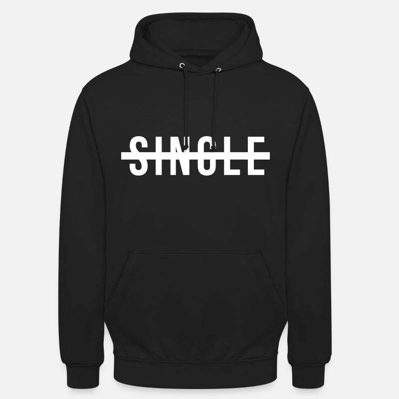 Pas de déclaration unique - Sweat-shirt à capuche unisexe - noir