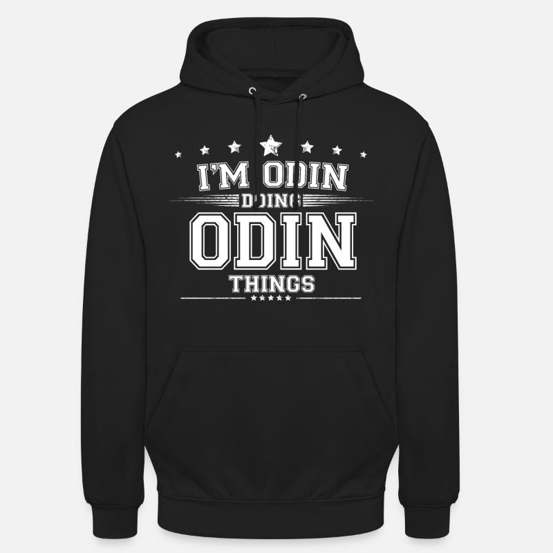 Odin - Sweat-shirt à capuche unisexe - noir