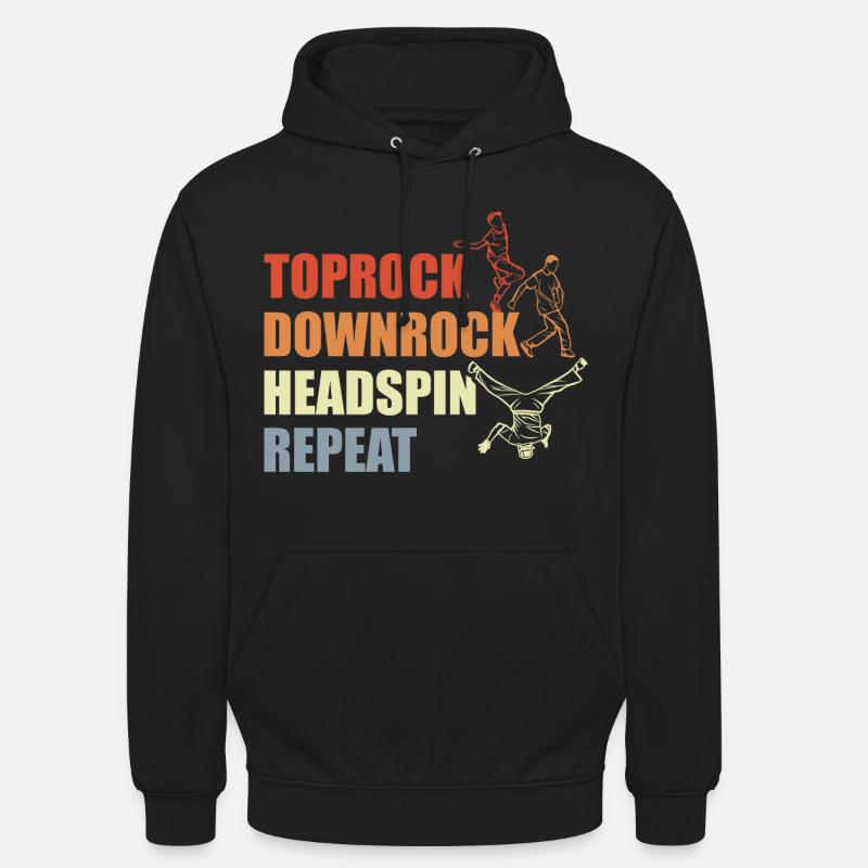 Breakdance Routine - Unisex Hoodie - black