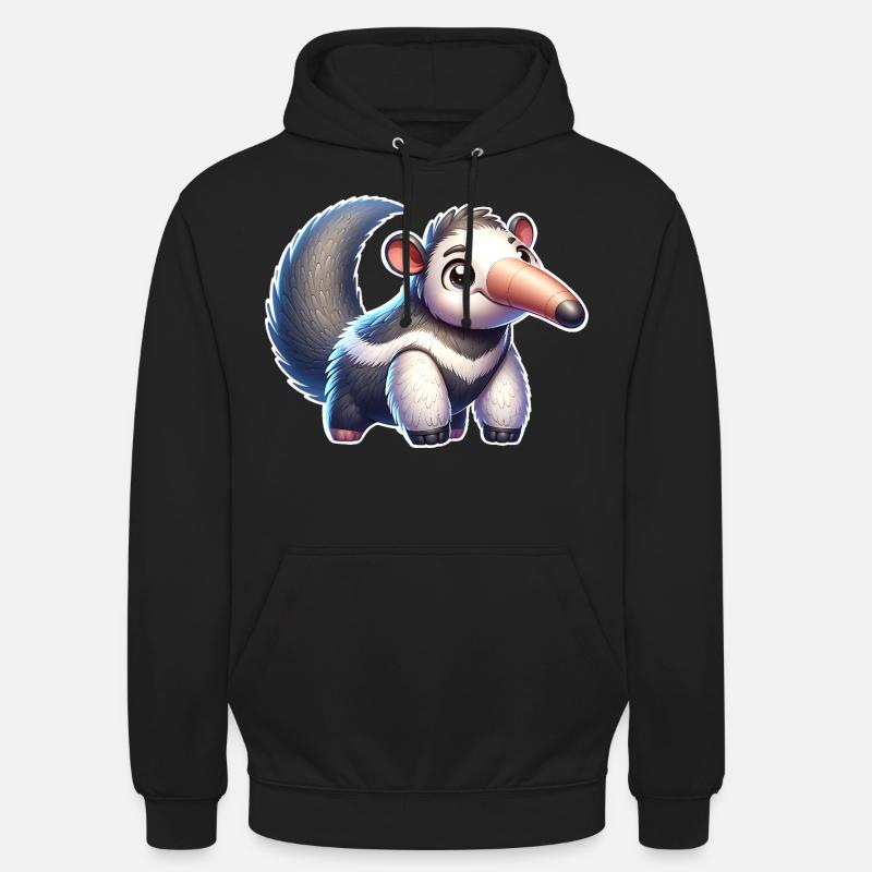 Fourmilier - Sweat-shirt à capuche unisexe - noir
