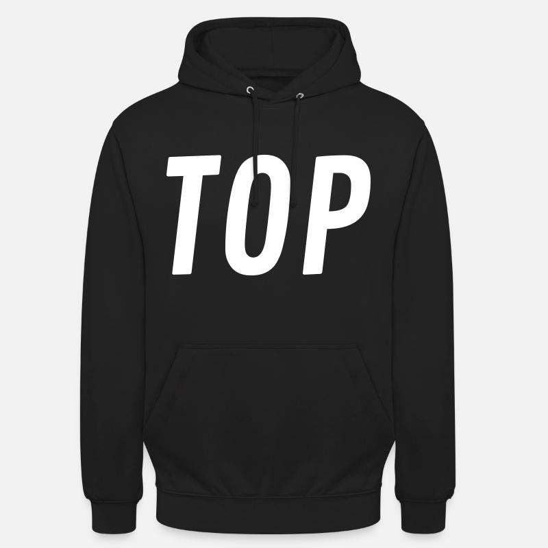Top oder Bottom - Unisex Hoodie - Schwarz