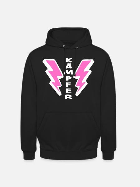 Encourager Gift: Fighter - Unisex Hoodie - black
