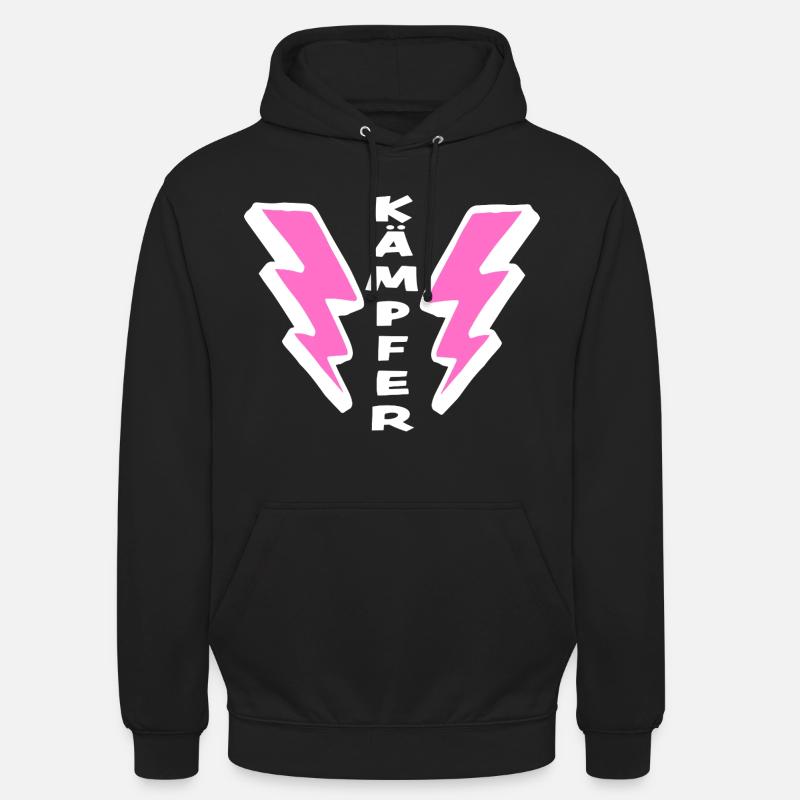 Mutmacher Geschenk: Kämpfer - Unisex Hoodie - Schwarz