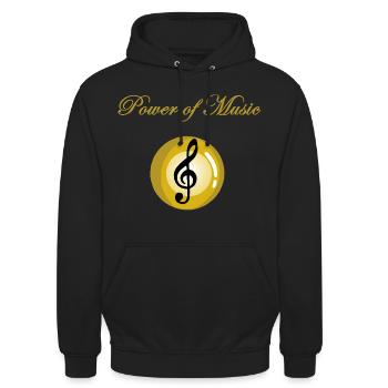 Das Juwel der Musik - Unisex Hoodie - Schwarz - Vorne - Alina (178cm) & Michal (187cm)