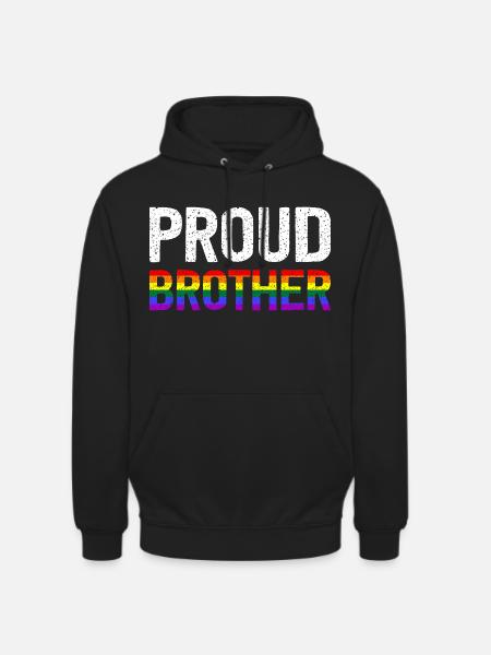Frère fier - Sweat-shirt à capuche unisexe - noir
