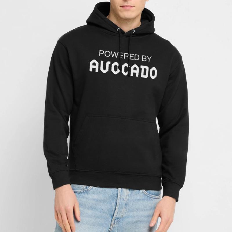 Powered By Avocado Sweat-shirt à capuche unisexe