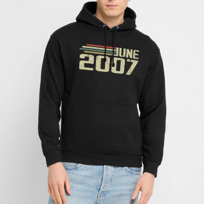Juni 2007 Jahrestag Juni 2007 Juni 2007 Geburtstag Unisex Hoodie
