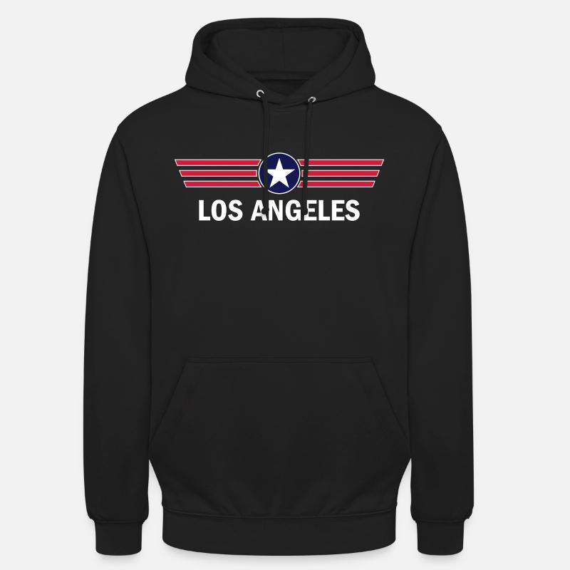Los Angeles - Sweat-shirt à capuche unisexe - noir
