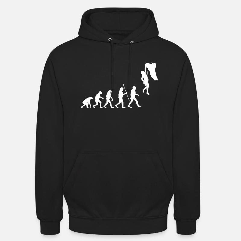 Evolution Escalade Bouldern Climbing Alpinisme - Sweat-shirt à capuche unisexe - noir