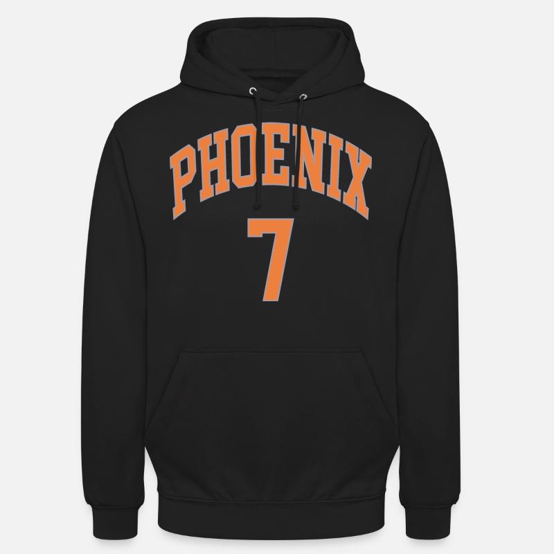 Phénix 7 - Sweat-shirt à capuche unisexe - noir