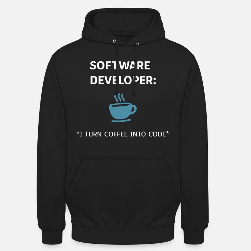 Software Developer - Coffee Edition - Unisex Hoodie - black