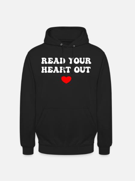 Read Your Heart Out - Unisex Hoodie - black