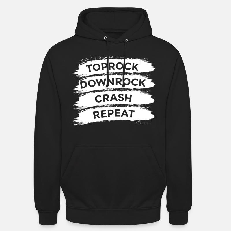 Breakdance Techniques - Sweat-shirt à capuche unisexe - noir