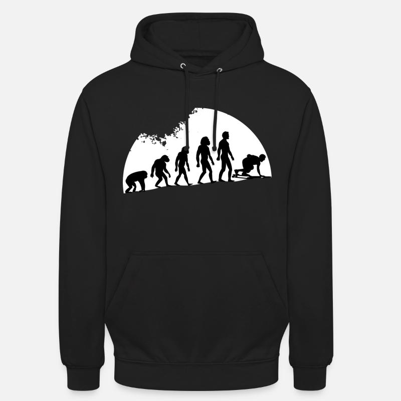 Longboard Longboarding Longboarder Gift - Unisex Hoodie - black