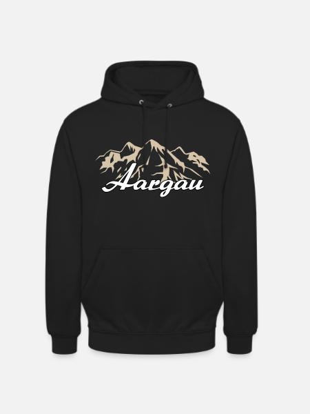 Aargau Switzerland Home Gift - Unisex Hoodie - black