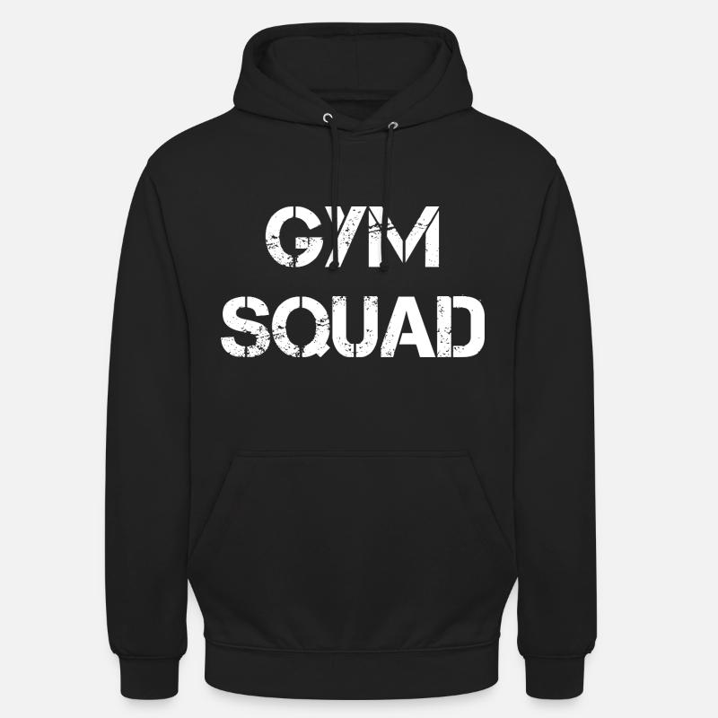Équipe de gymnase - Sweat-shirt à capuche unisexe - noir