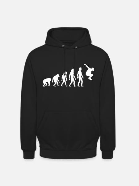 Parkour Parkourläufer Parcour Freerunner Evolution - Unisex Hoodie - Schwarz