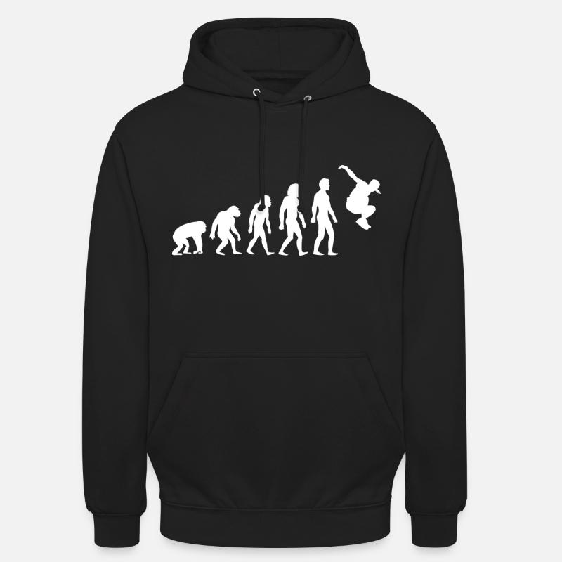 Parkour Parkourläufer Parcour Freerunner Evolution - Unisex Hoodie - Schwarz