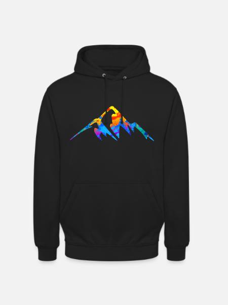 Mountains Mountain Alps Gift - Unisex Hoodie - black