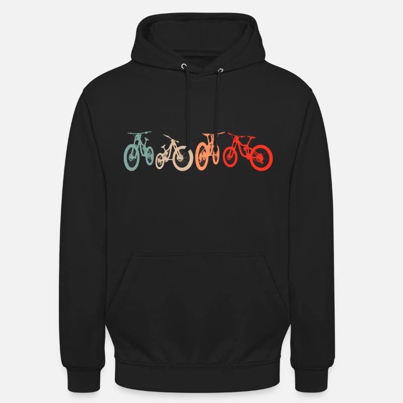 VTT VTT VTT Descente - Sweat-shirt à capuche unisexe - noir