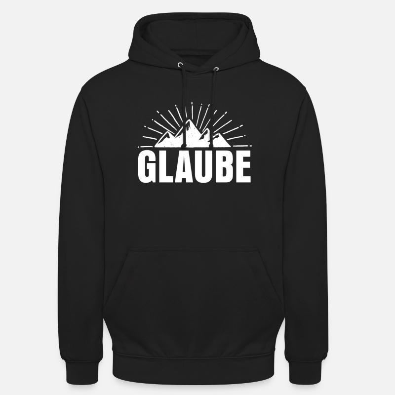 Glaube - Unisex Hoodie - Schwarz