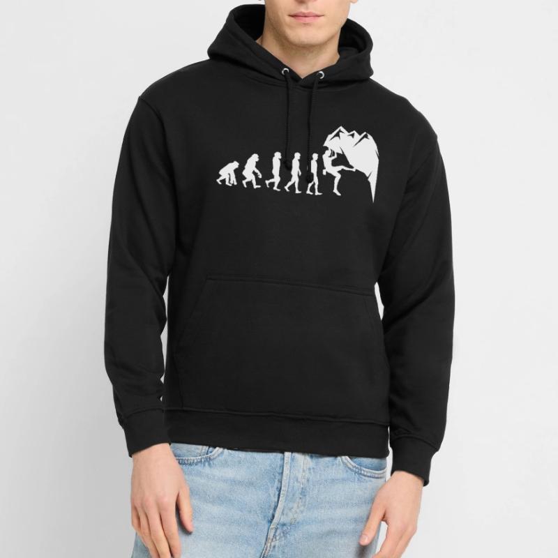 Klettern Boulder Wall Climber Evolution Unisex Hoodie