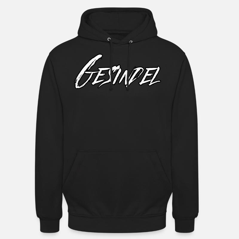 Racaille, véritable dégénérescence - Sweat-shirt à capuche unisexe - noir