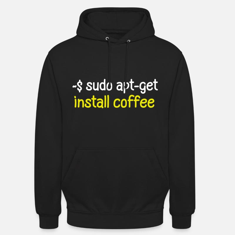 Programmer Tux Coffee Computer Scientist Developer Unisex Hoodie